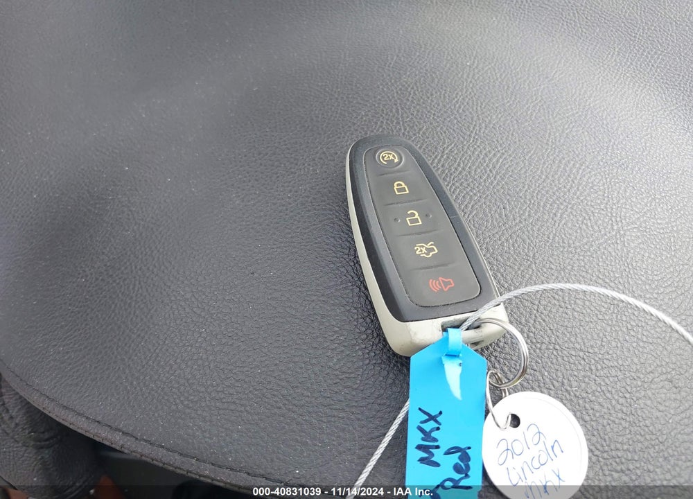2012 LINCOLN MKX VIN: 2LMDJ6JK3CBL16657