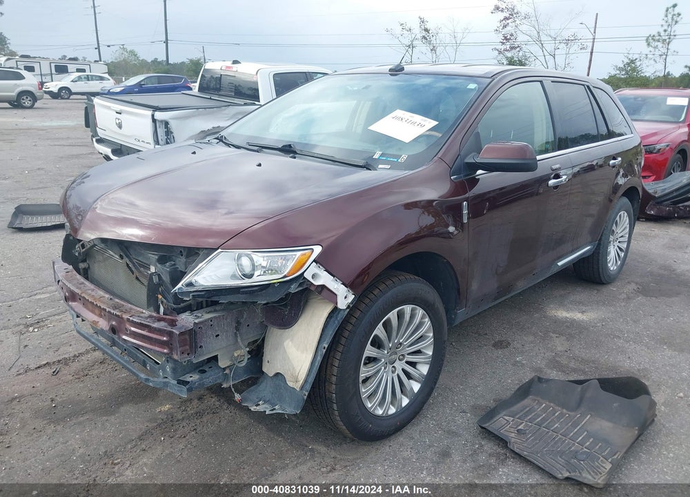 2012 LINCOLN MKX VIN: 2LMDJ6JK3CBL16657