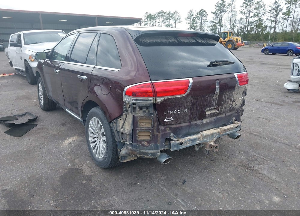 2012 LINCOLN MKX VIN: 2LMDJ6JK3CBL16657