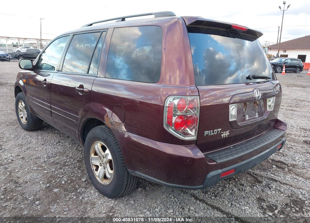 2008 HONDA PILOT VP VIN: 5FNYF18248B003879
