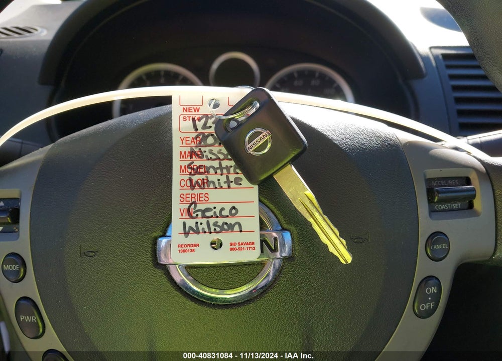 2012 NISSAN SENTRA 2.0 S VIN: 3N1AB6AP9CL726723