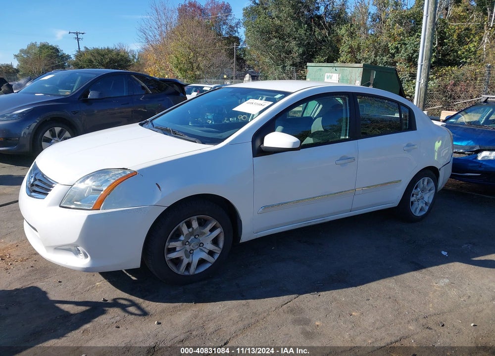 2012 NISSAN SENTRA 2.0 S VIN: 3N1AB6AP9CL726723