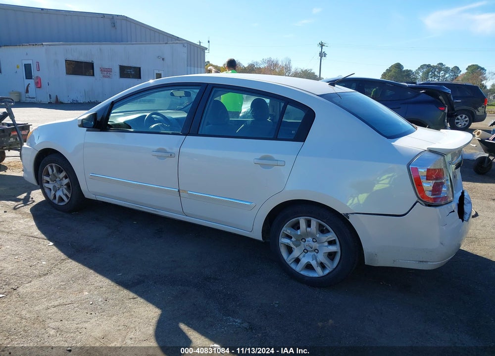 2012 NISSAN SENTRA 2.0 S VIN: 3N1AB6AP9CL726723