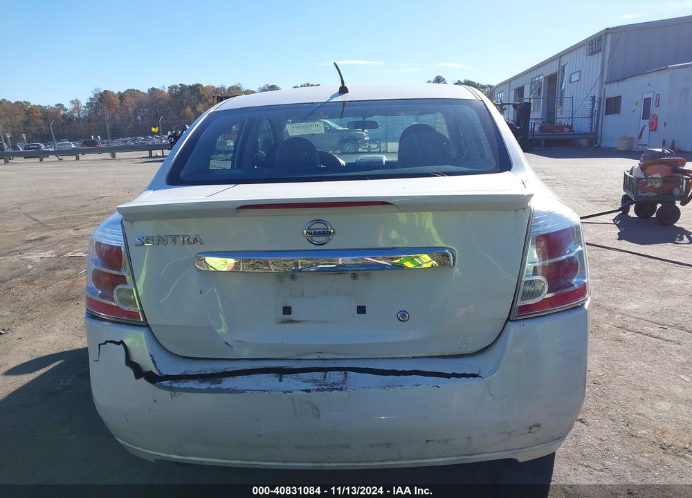 2012 NISSAN SENTRA 2.0 S VIN: 3N1AB6AP9CL726723