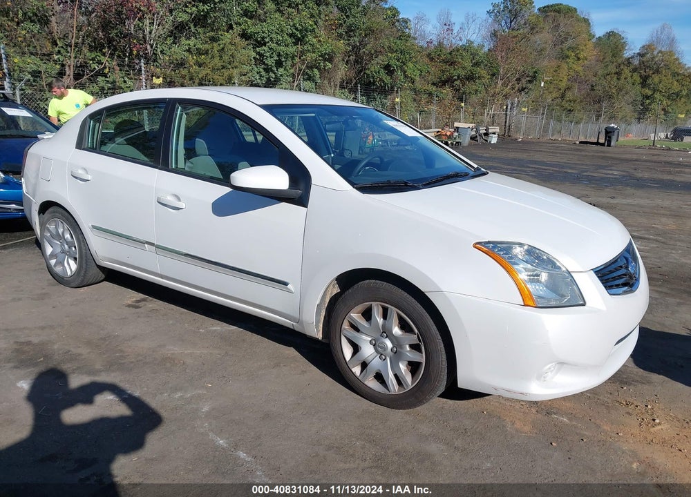 2012 NISSAN SENTRA 2.0 S VIN: 3N1AB6AP9CL726723
