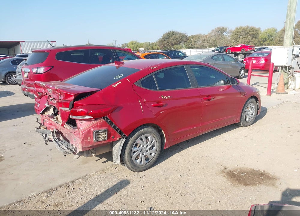 2017 HYUNDAI ELANTRA SE VIN: KMHD74LF7HU194126