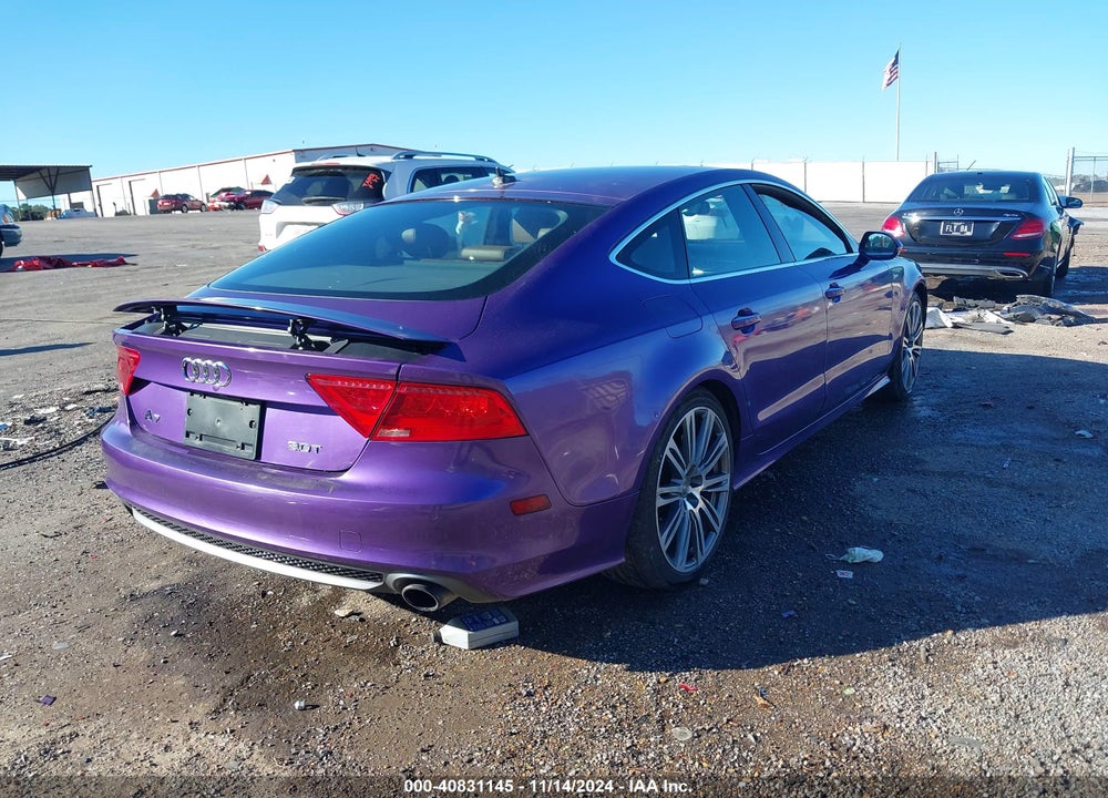 2013 AUDI A7 3.0T PREMIUM VIN: WAU3GAFC4DN072809