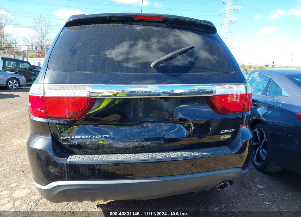 2012 DODGE DURANGO CREW VIN: 1C4RDJDG0CC104225