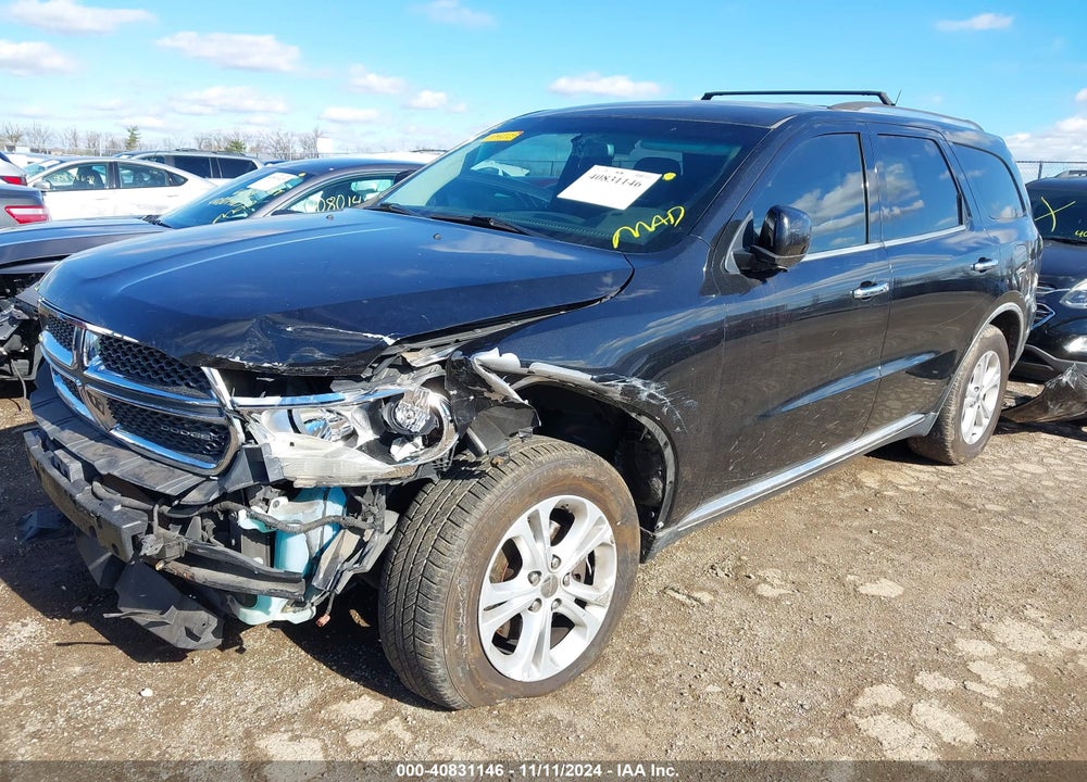 2012 DODGE DURANGO CREW VIN: 1C4RDJDG0CC104225