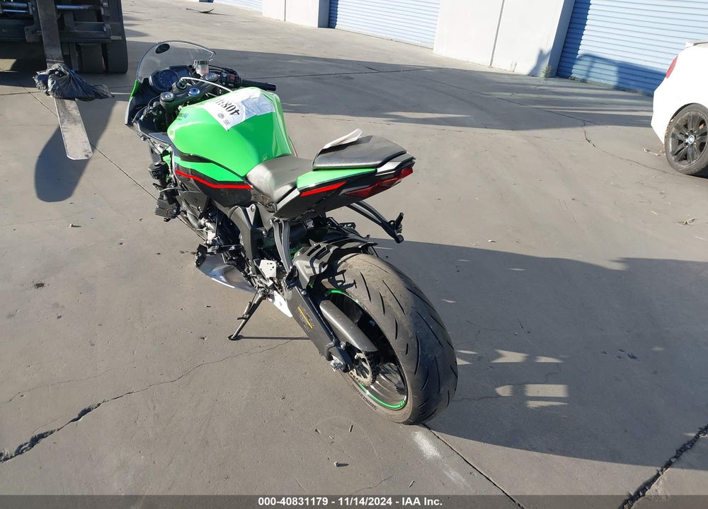2021 KAWASAKI ZX636 K VIN: JKBZXJG11MA014003