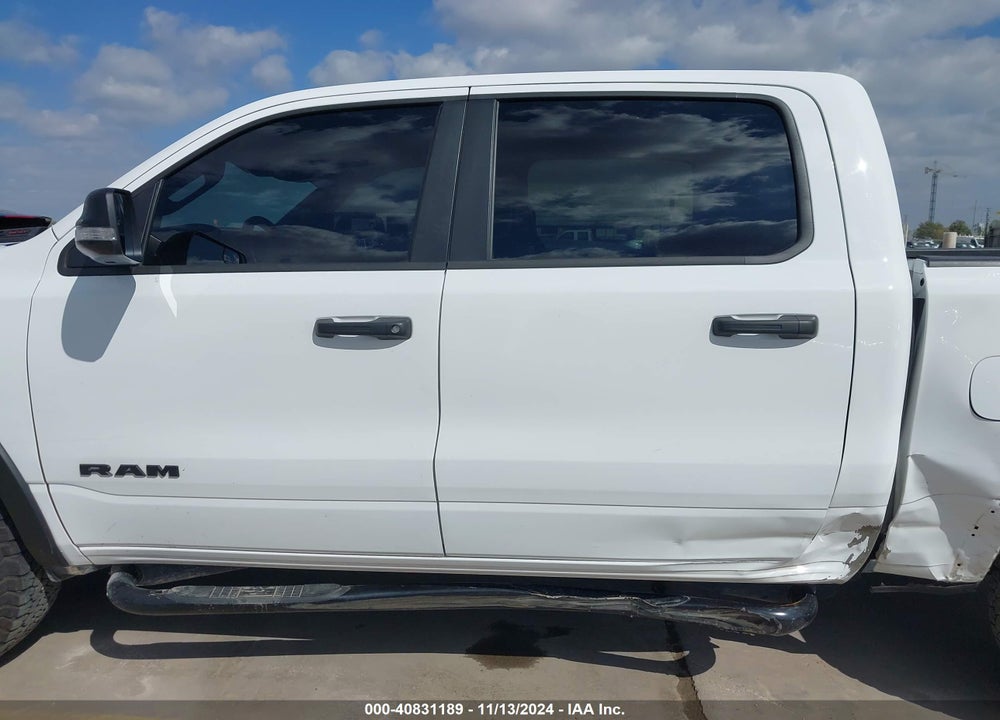 2022 RAM 1500 REBEL 4X4 5'7 BOX VIN: 1C6SRFLM1NN363182