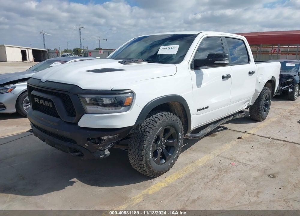 2022 RAM 1500 REBEL 4X4 5'7 BOX VIN: 1C6SRFLM1NN363182