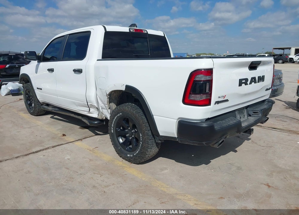 2022 RAM 1500 REBEL 4X4 5'7 BOX VIN: 1C6SRFLM1NN363182