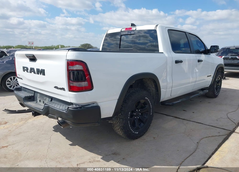 2022 RAM 1500 REBEL 4X4 5'7 BOX VIN: 1C6SRFLM1NN363182