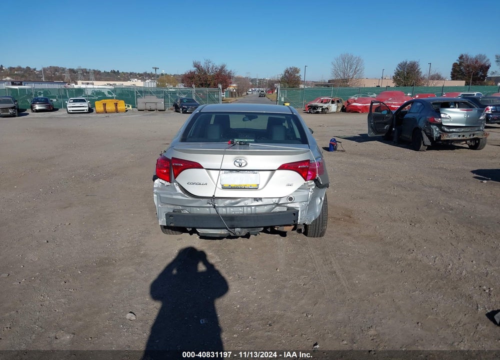 2018 TOYOTA COROLLA SE VIN: 2T1BURHE9JC070895
