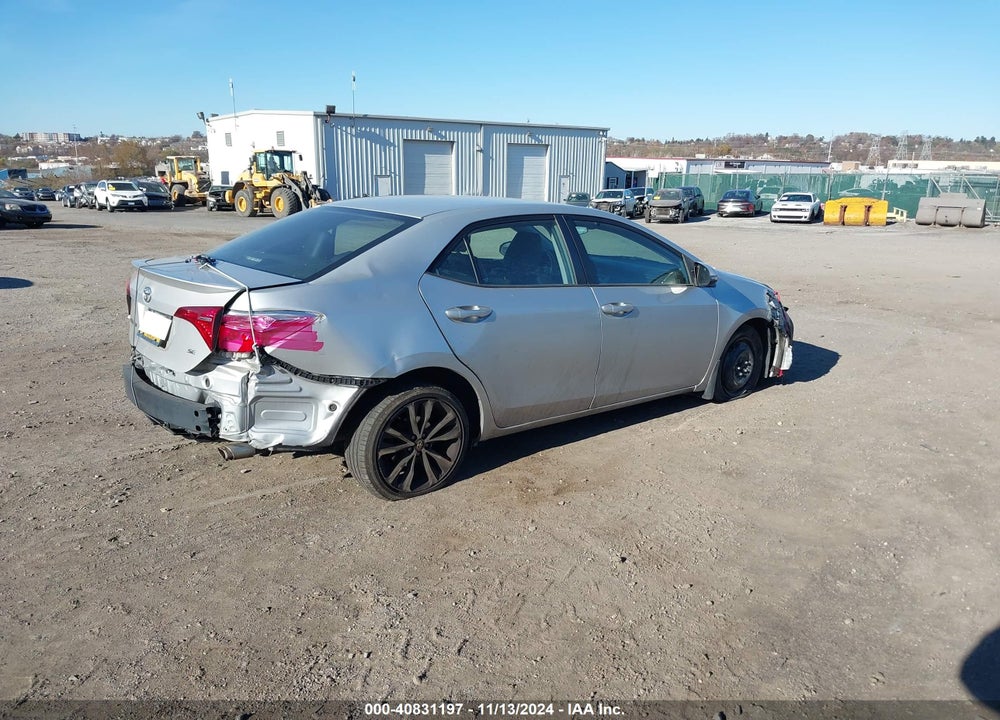 2018 TOYOTA COROLLA SE VIN: 2T1BURHE9JC070895