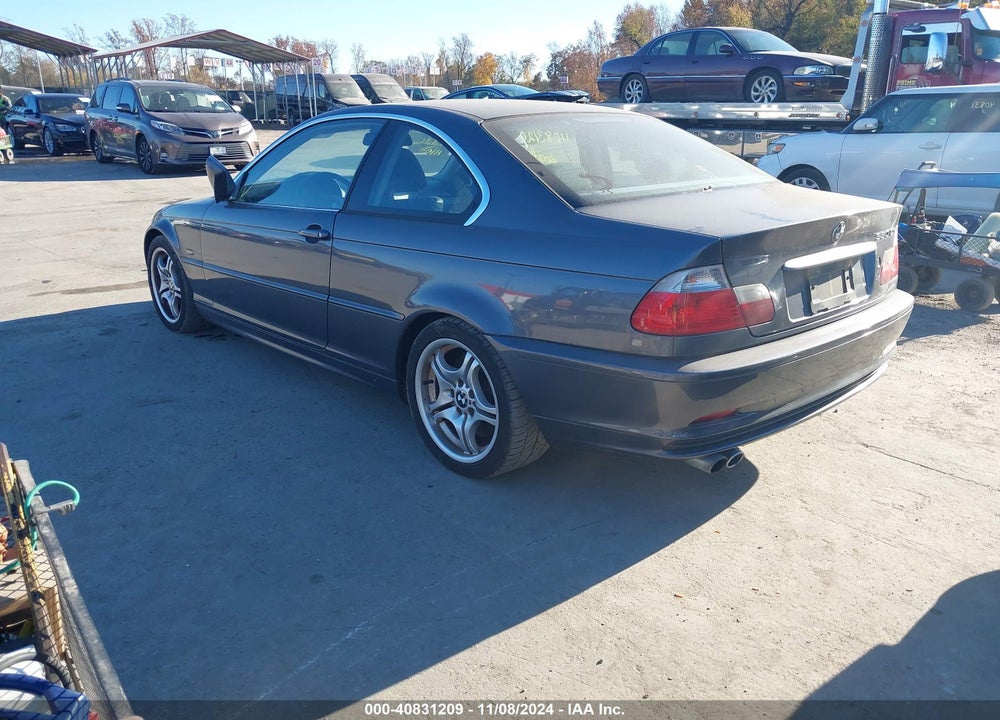 2003 BMW 330CI VIN: WBABN53493PH04943