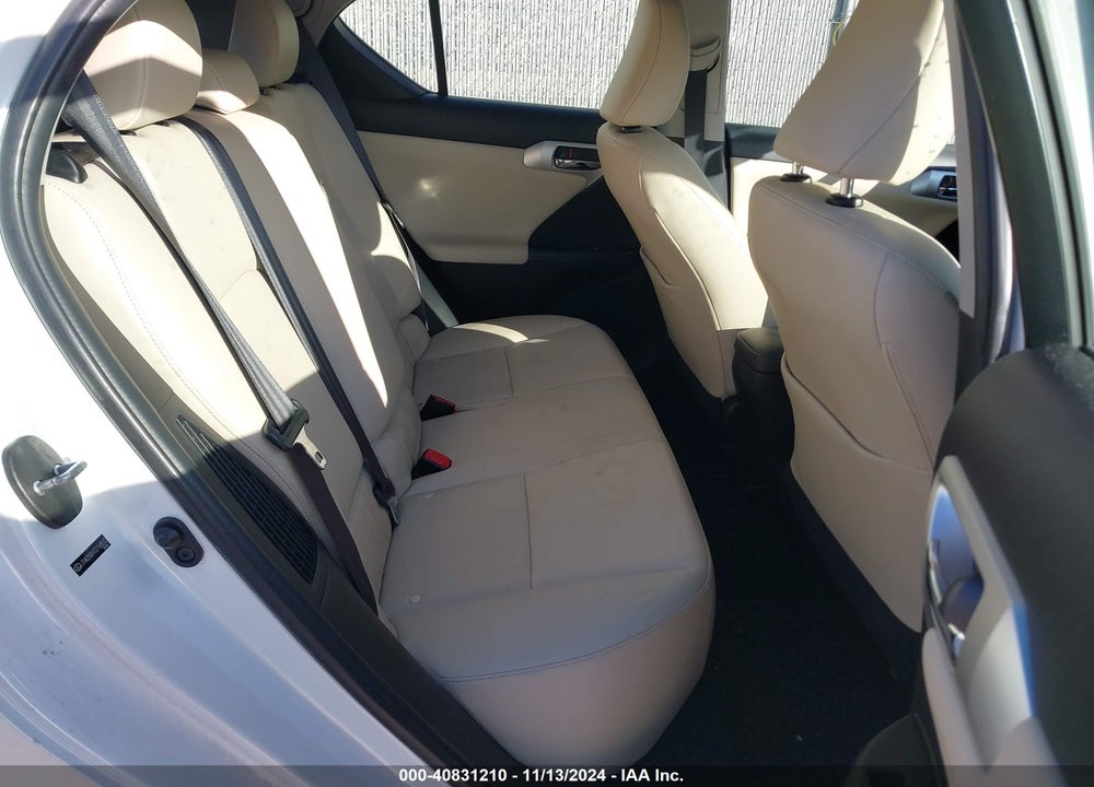 2013 LEXUS CT 200H VIN: JTHKD5BH1D2168512