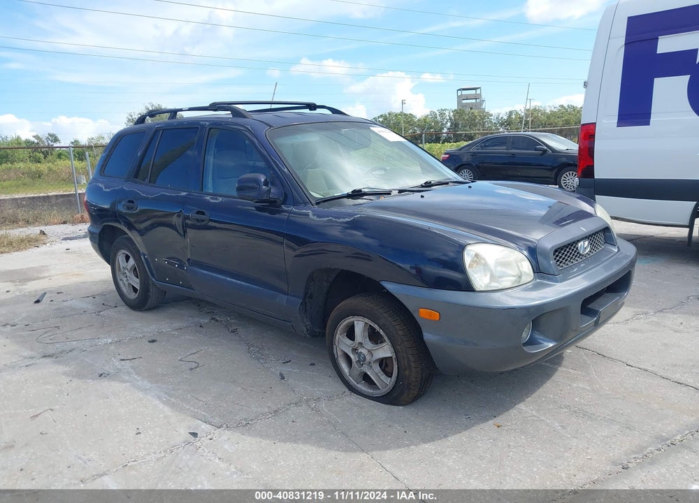 2004 HYUNDAI SANTA FE GLS VIN: KM8SC13D34U604494