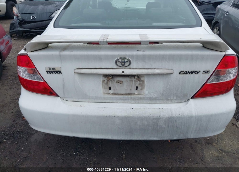 2003 TOYOTA CAMRY SE VIN: 4T1BE30K63U133500