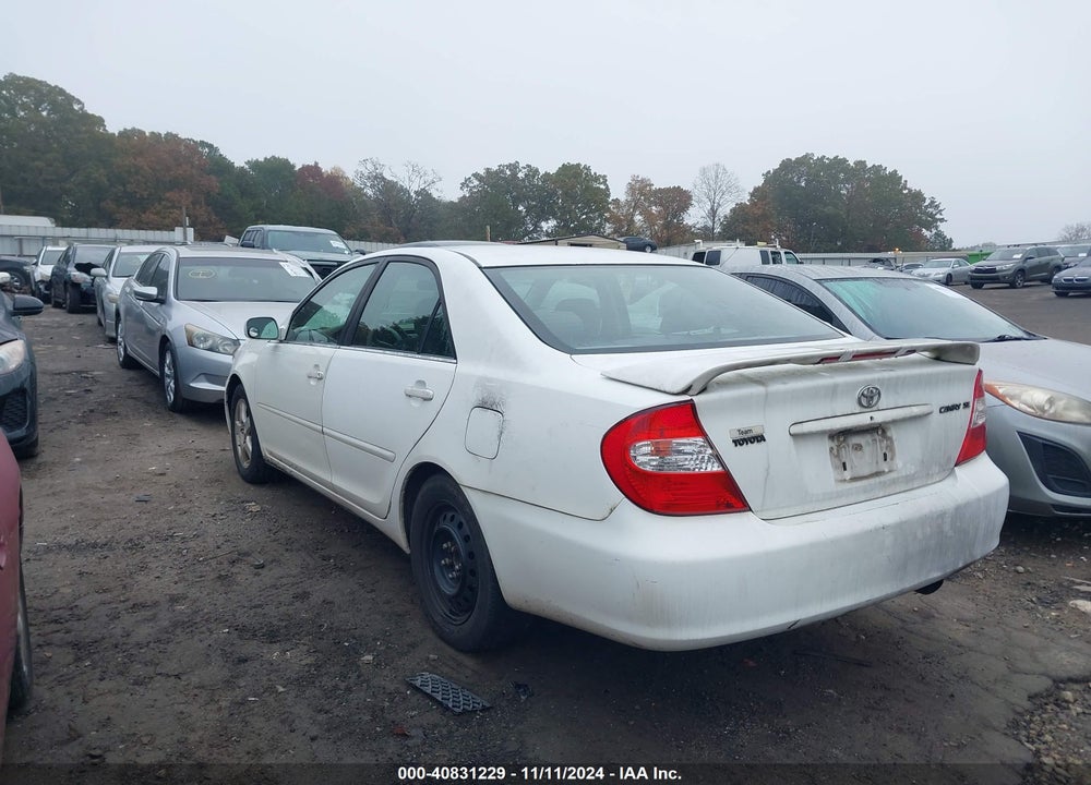 2003 TOYOTA CAMRY SE VIN: 4T1BE30K63U133500