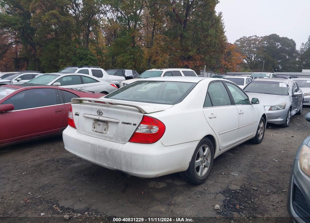 2003 TOYOTA CAMRY SE VIN: 4T1BE30K63U133500