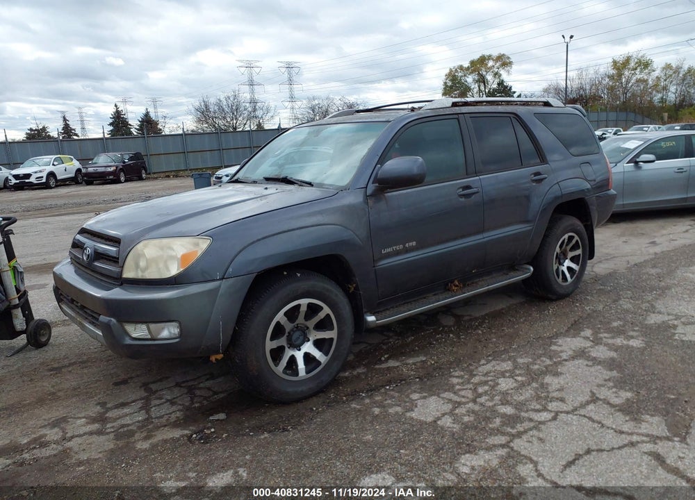 2003 TOYOTA 4RUNNER LIMITED V6 VIN: JTEBU17R730004943