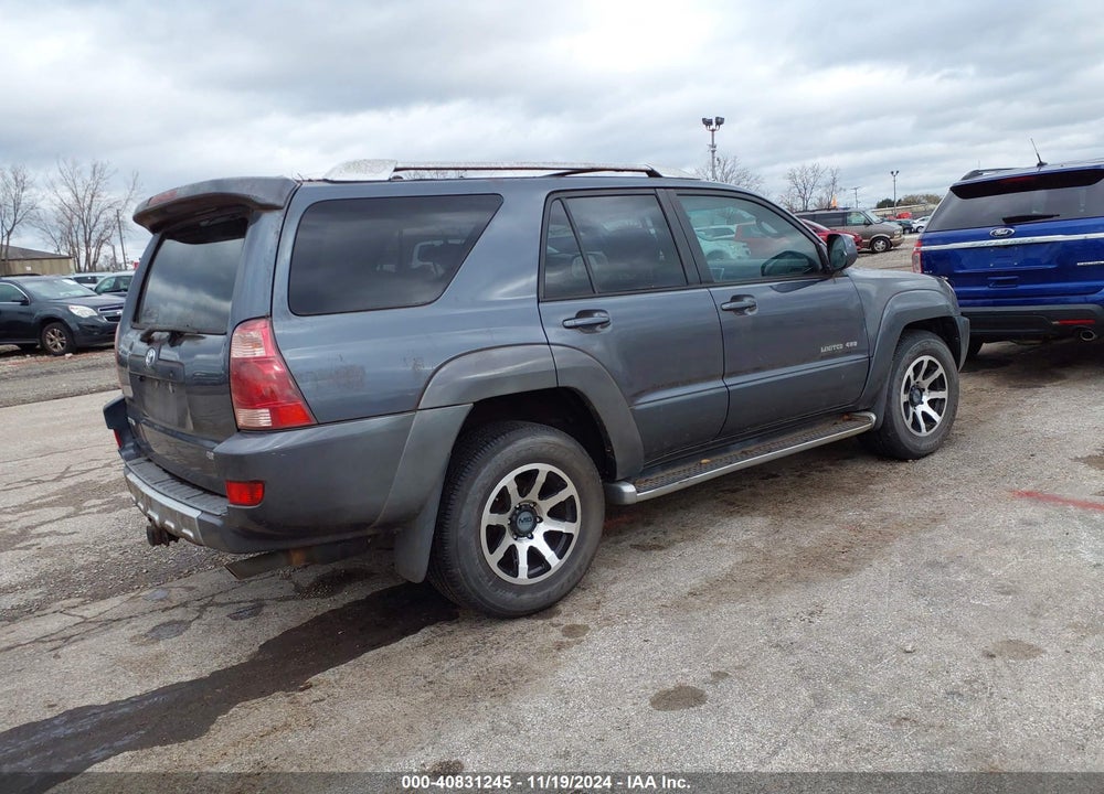 2003 TOYOTA 4RUNNER LIMITED V6 VIN: JTEBU17R730004943