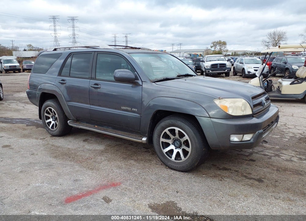 2003 TOYOTA 4RUNNER LIMITED V6 VIN: JTEBU17R730004943