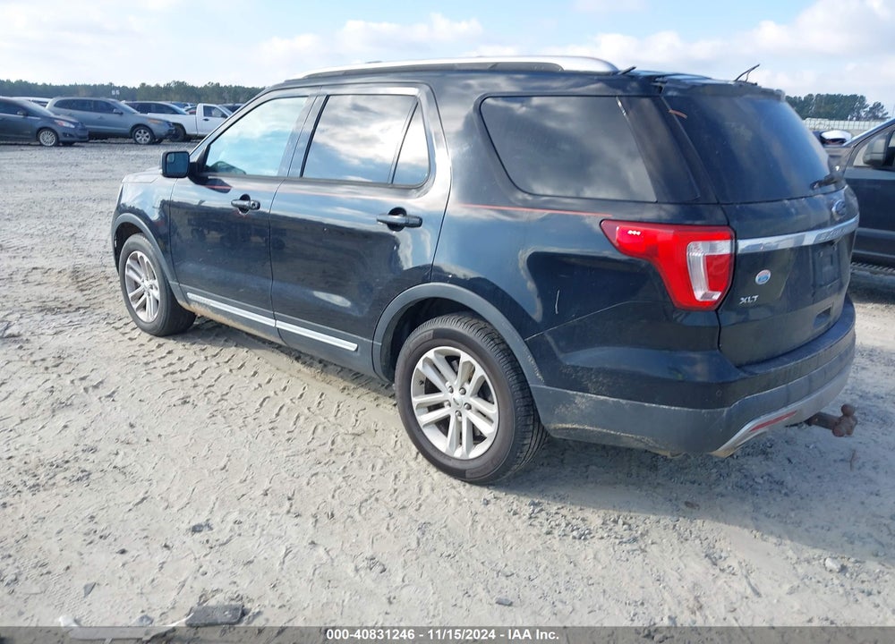 2016 FORD EXPLORER XLT VIN: 1FM5K7D81GGA23146