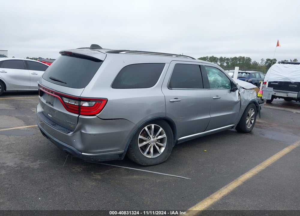 2015 DODGE DURANGO LIMITED VIN: 1C4RDHDG2FC784352