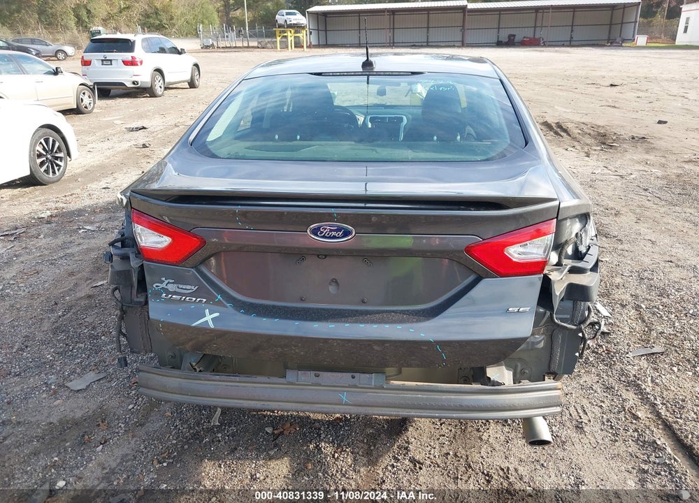 2016 FORD FUSION SE VIN: 3FA6P0H75GR350179