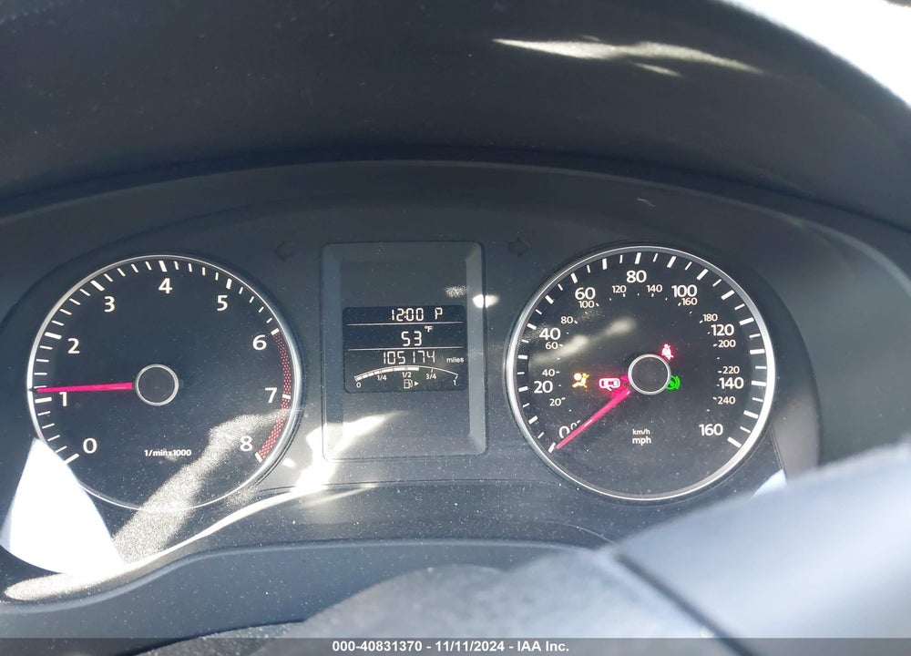 2012 VOLKSWAGEN JETTA 2.5L SE VIN: 3VWDP7AJ3CM325978