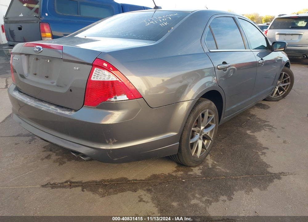 2010 FORD FUSION SE VIN: 3FAHP0HAXAR291707