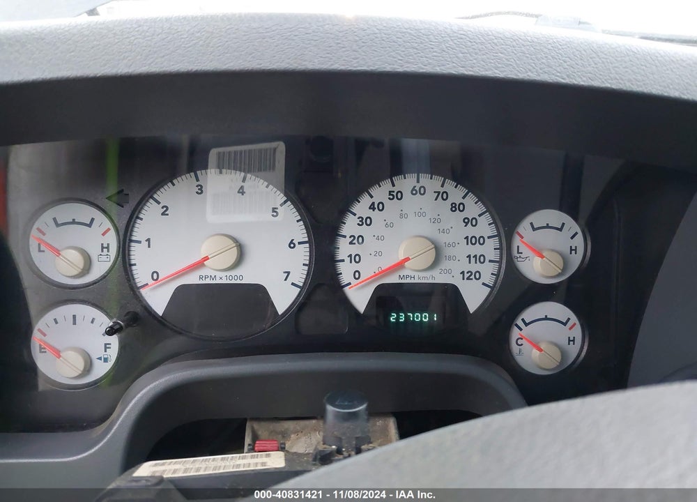 2009 DODGE RAM 2500 ST VIN: 3D7KS28T09G531727