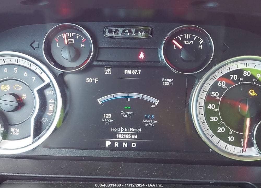 2019 RAM 1500 CLASSIC BIG HORN 4X4 6'4 BOX VIN: 1C6RR7TT8KS588126