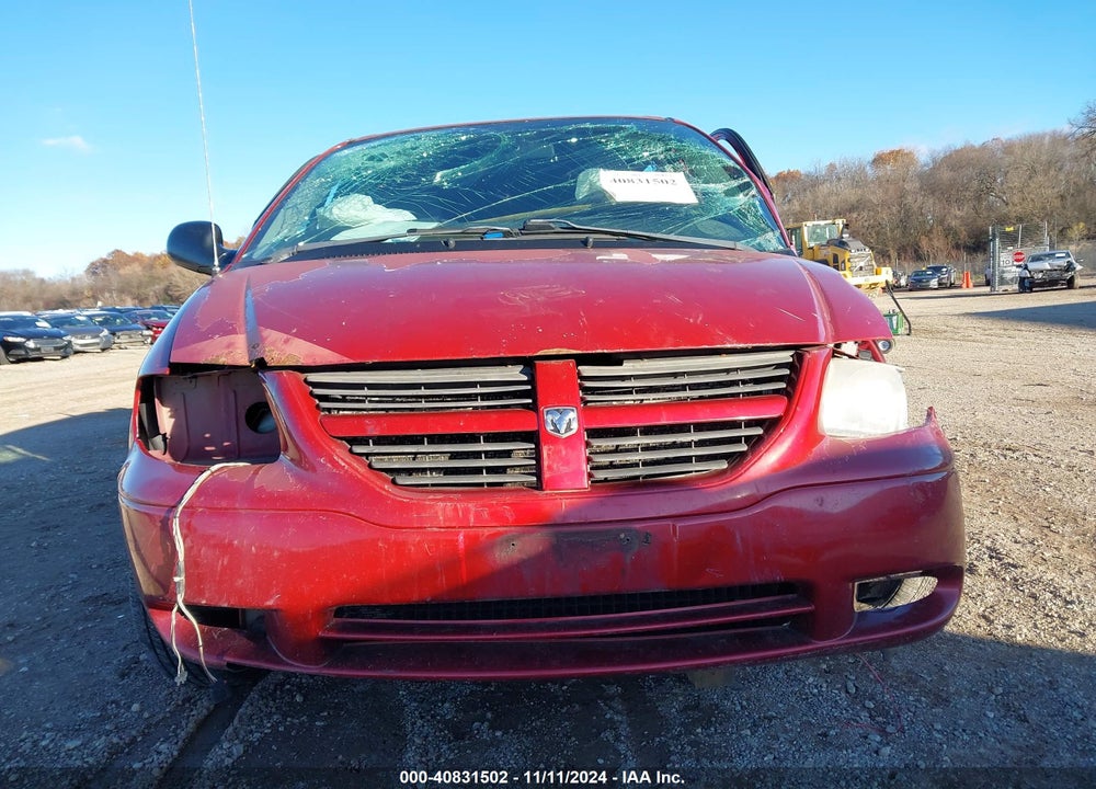 2006 DODGE GRAND CARAVAN SE VIN: 1D4GP24R16B623075