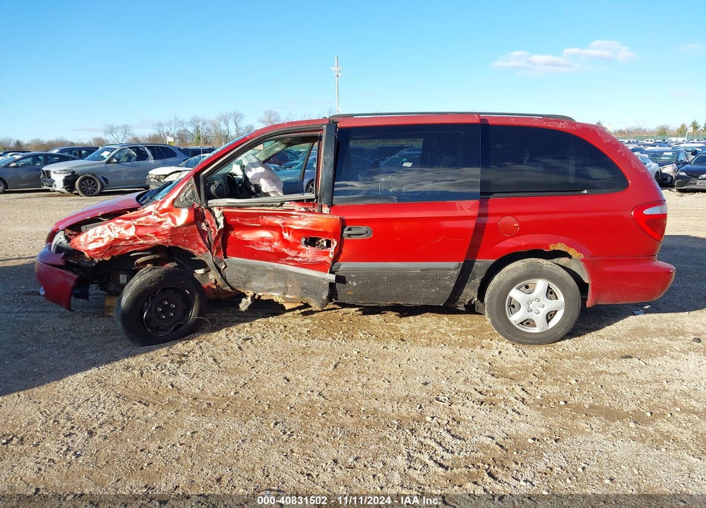2006 DODGE GRAND CARAVAN SE VIN: 1D4GP24R16B623075
