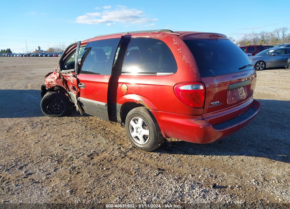 2006 DODGE GRAND CARAVAN SE VIN: 1D4GP24R16B623075
