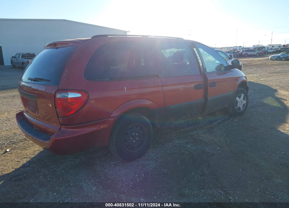 2006 DODGE GRAND CARAVAN SE VIN: 1D4GP24R16B623075