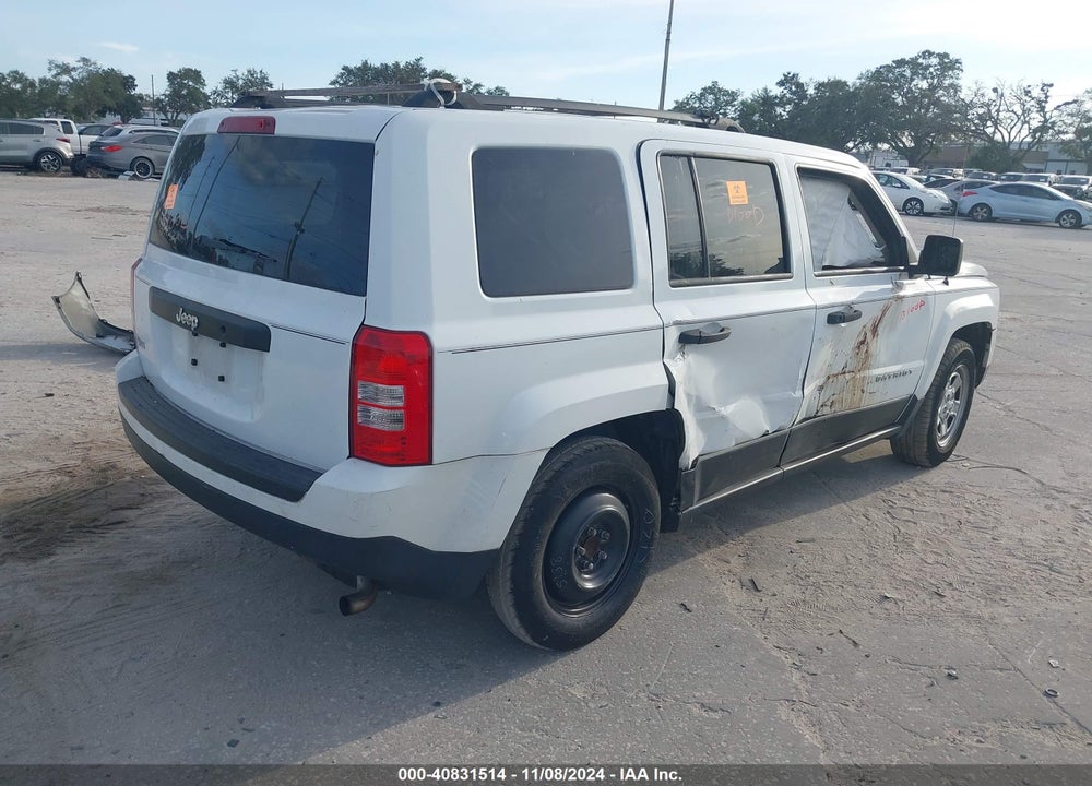 2014 JEEP PATRIOT SPORT VIN: 1C4NJPBB7ED888398