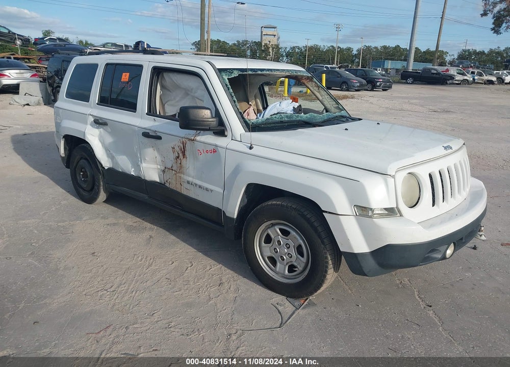 2014 JEEP PATRIOT SPORT VIN: 1C4NJPBB7ED888398