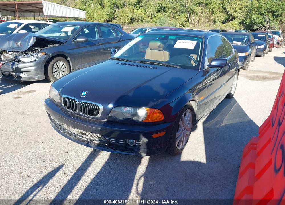 2002 BMW 330CI VIN: WBABN53462PH01920
