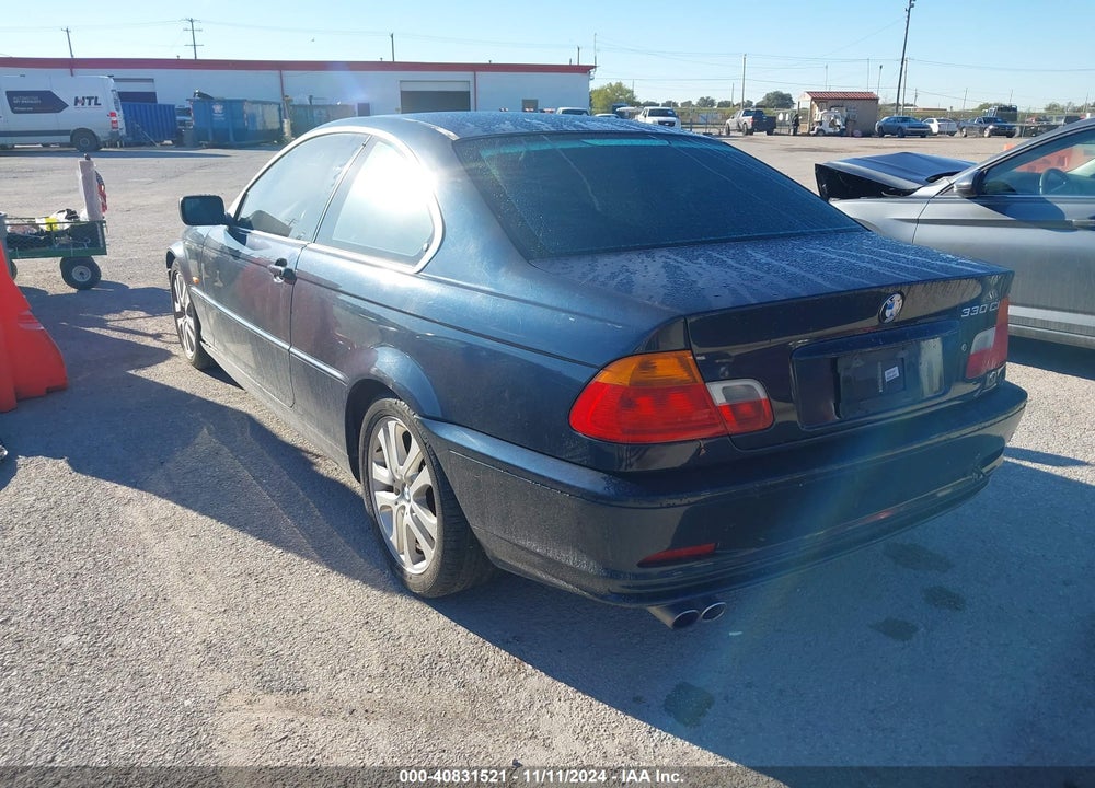2002 BMW 330CI VIN: WBABN53462PH01920