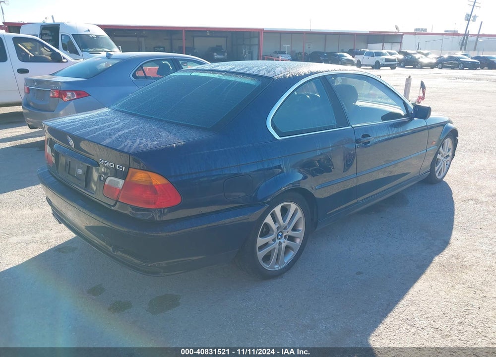 2002 BMW 330CI VIN: WBABN53462PH01920