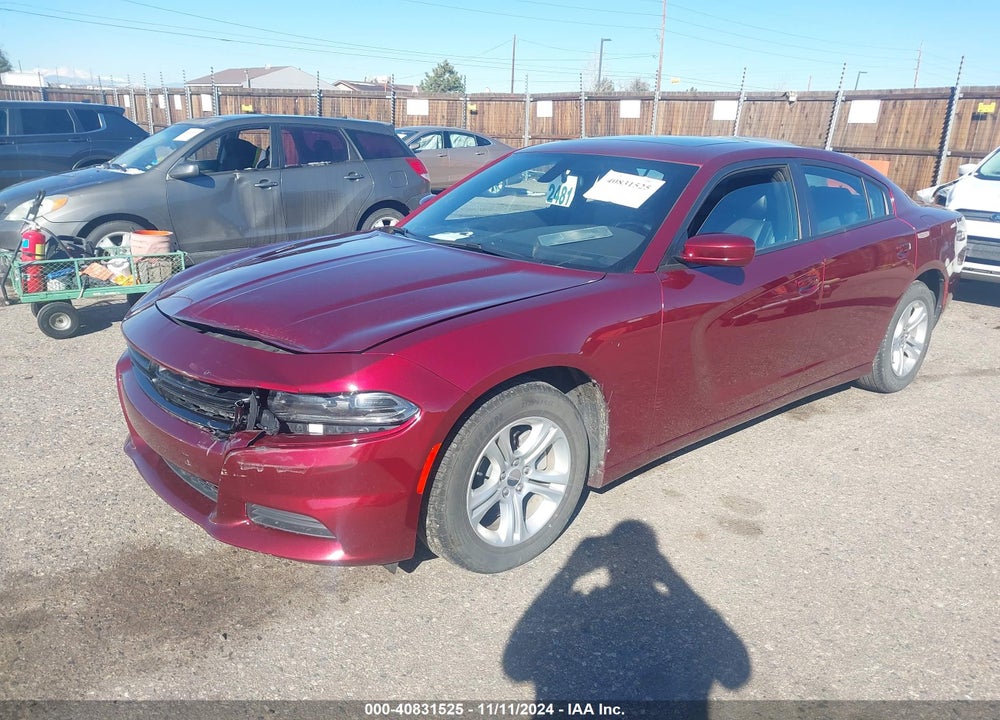 2021 DODGE CHARGER SXT RWD VIN: 2C3CDXBG3MH647244