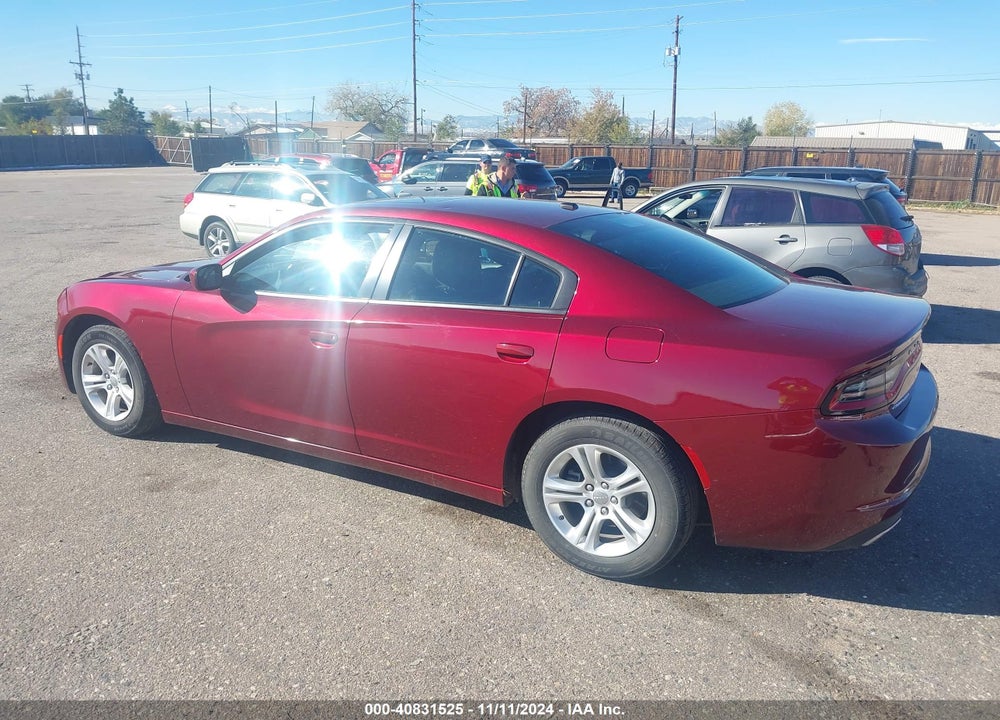 2021 DODGE CHARGER SXT RWD VIN: 2C3CDXBG3MH647244