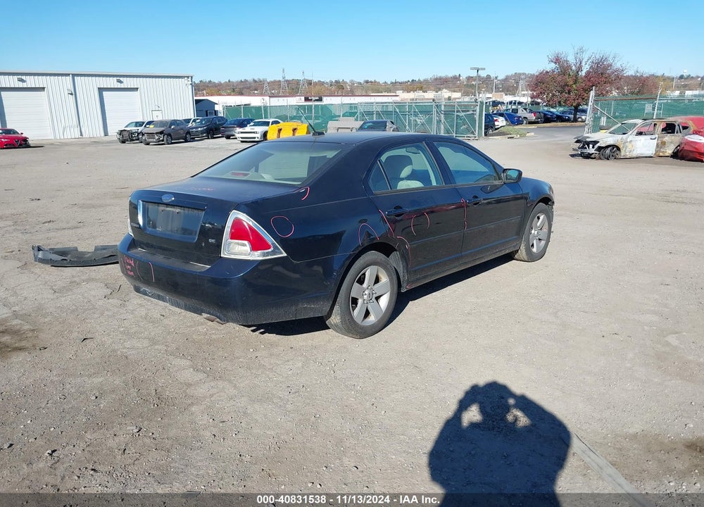 2008 FORD FUSION SE VIN: 3FAHP07Z88R218465