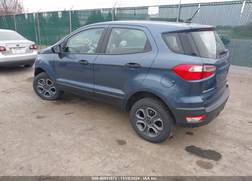 2021 FORD ECOSPORT S VIN: MAJ6S3FL0MC452032