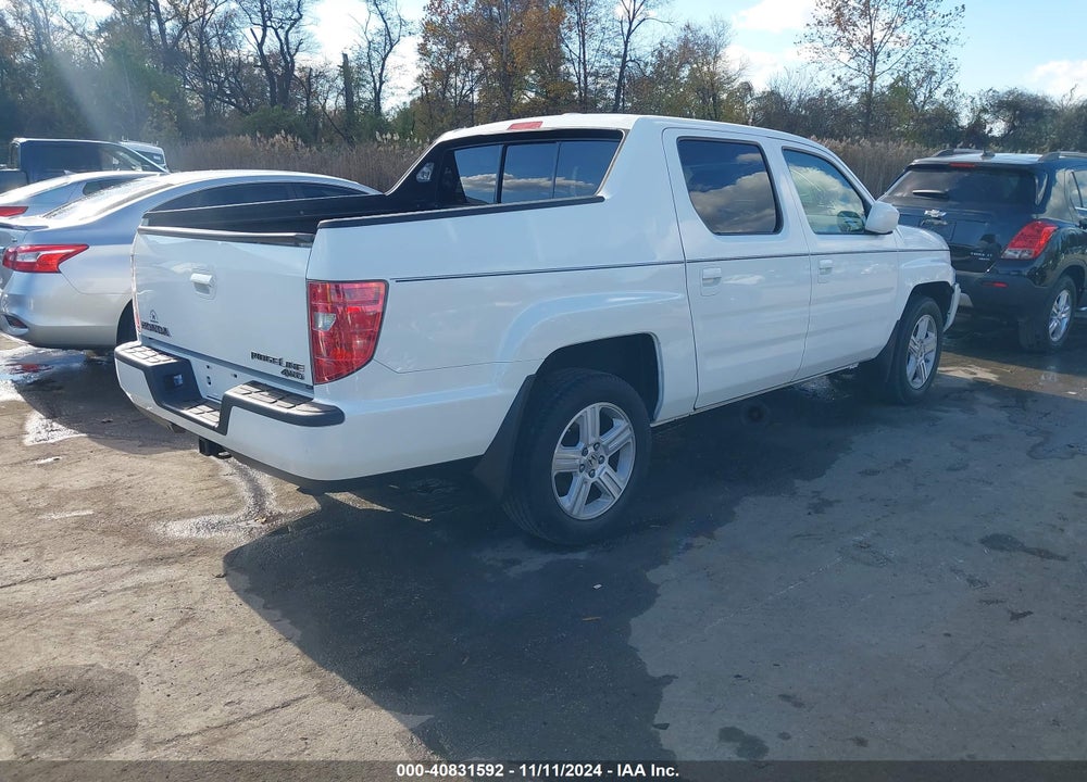 2009 HONDA RIDGELINE RTL VIN: 5FPYK165X9B100893